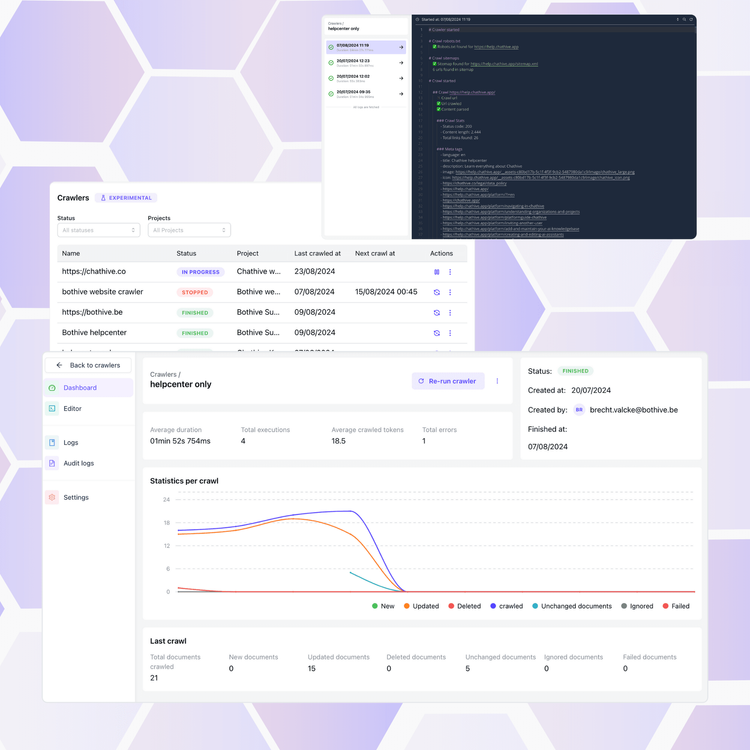 Chathive | Add any website to the knowledgebase